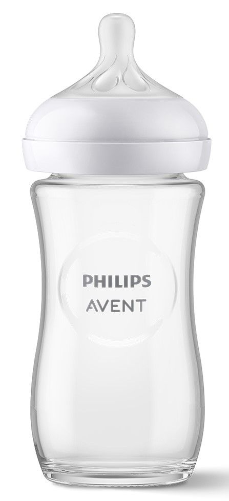 Philips Avent Fľaša Natural Response sklenená 240 ml, 1m+
